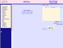 Tablet Screenshot of michiru.foodcoral.com